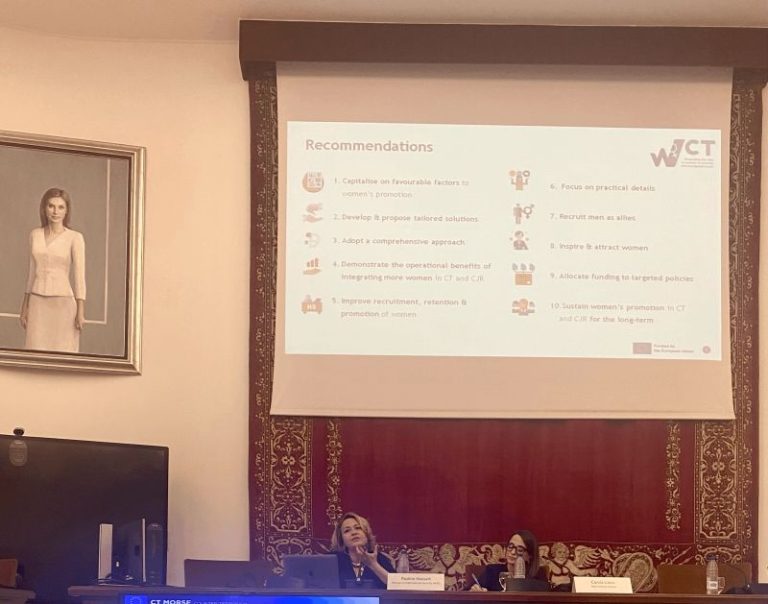 WCT – Women in counterterrorism: guidelines presentation in Madrid